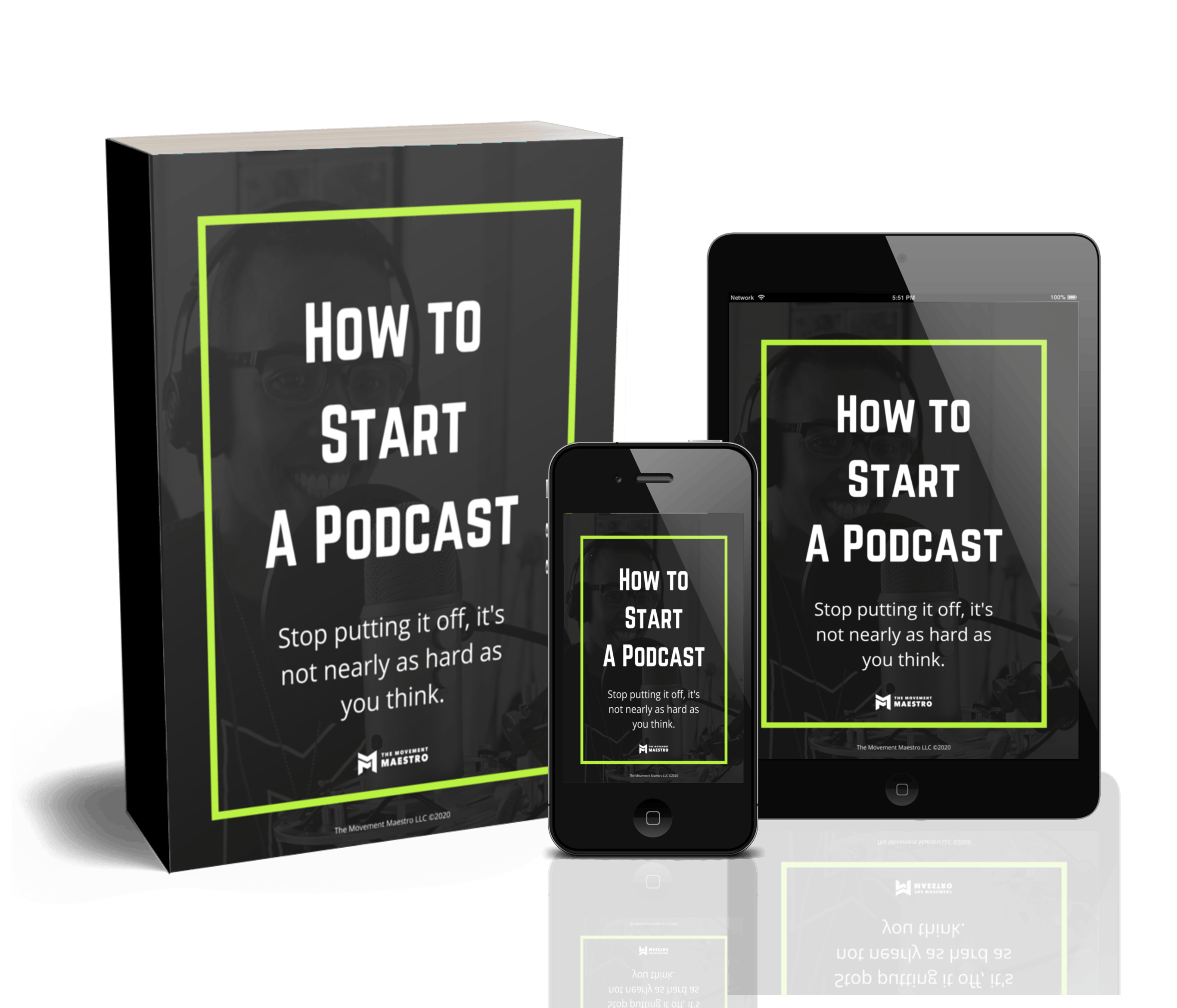 How to start a podcast ebook The movement maestro